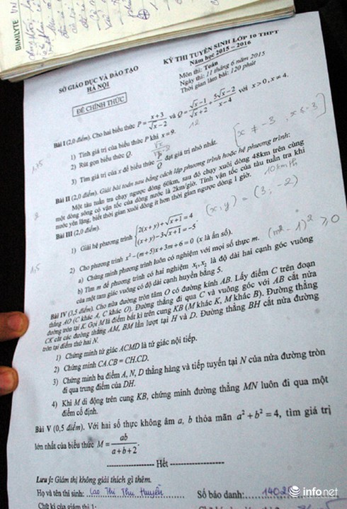 Thi vào lớp 10: Ngoại ngữ và Toán đều không dễ đạt điểm tối đa - ảnh 3