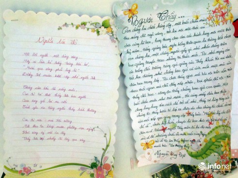 Xúc động những tấm thiệp handmade tri ân thầy cô - ảnh 1