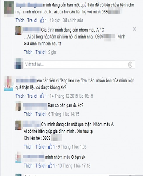 Giả danh website nhân đạo để mua bán nội tạng người - ảnh 2