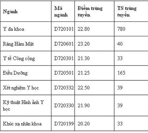 Điểm chuẩn Y khoa Phạm Ngọc Thạch, ĐH Mở TP.HCM năm 2016 - ảnh 1