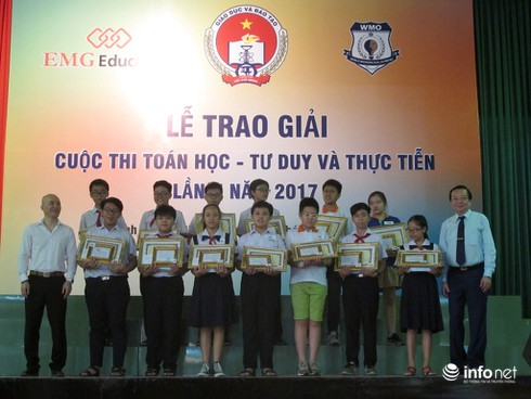 117 học sinh đoạt giải “Toán học - Tư duy và thực tiễn” - ảnh 1