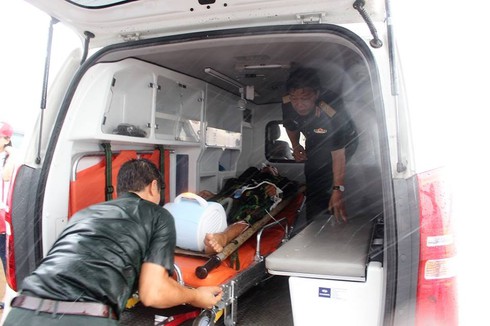 Chuyến bay khẩn cấp cấp cứu chiến sĩ bị viêm màng não từ đảo Thổ Chu - ảnh 2