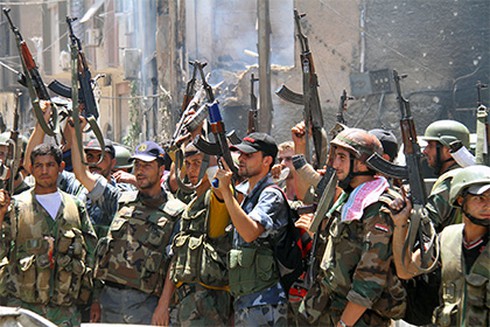 Quân đội Syria tiêu diệt các phần tử khủng bố tại làng Sirmaniya - ảnh 1