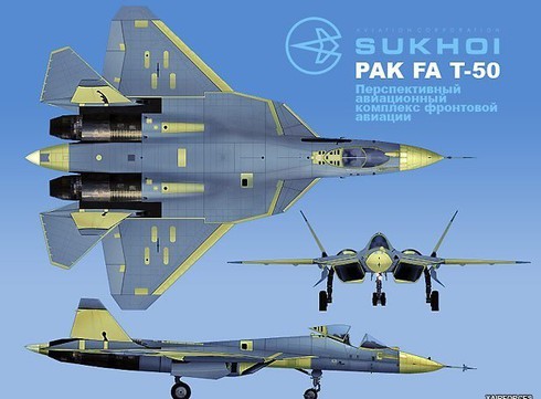 Không quân Nga sẽ nhận “siêu tiêm kích” T-50 vào năm 2017 - ảnh 1