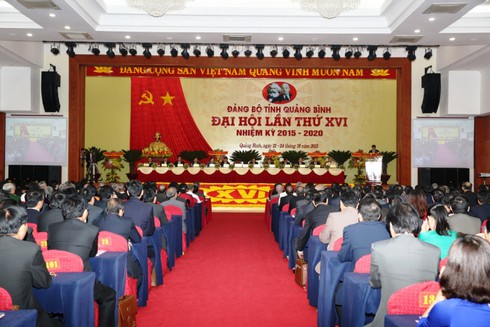 Khai mạc Đại hội Đảng bộ tỉnh Quảng Bình lần thứ lần thứ XVI - ảnh 1