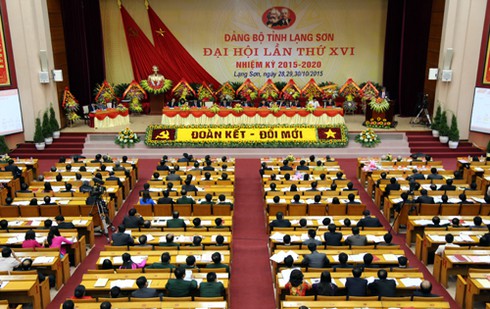 Lạng Sơn chính thức khai mạc Đại hội Đại biểu Đảng bộ tỉnh lần thứ XVI - ảnh 1