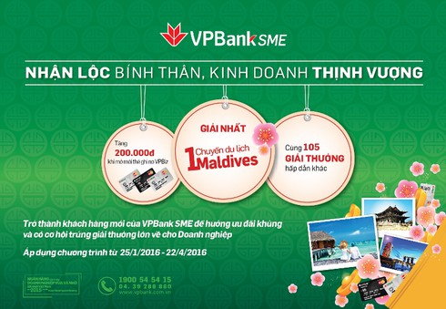 VPBank tặng cơ hội du lịch Maldives cho khách hàng SME - ảnh 1