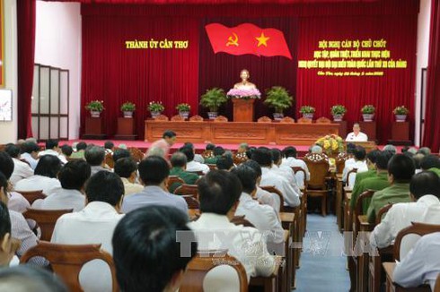 Cần Thơ quán triệt Nghị quyết Đại hội Đảng lần thứ XII của Đảng - ảnh 1