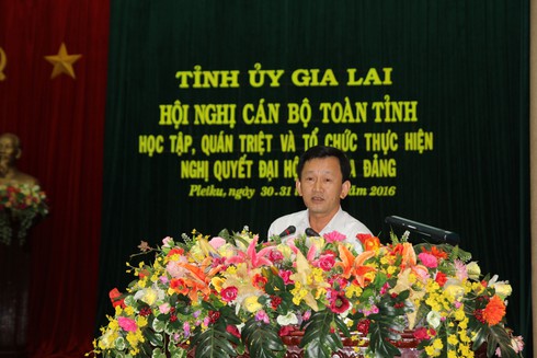 Gia Lai: Đưa nghị quyết đại hội Đảng XII vào cuộc sống - ảnh 2