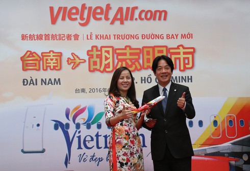 Vietjet tưng bừng khai trương đường bay TP.HCM – Đài Nam - ảnh 1