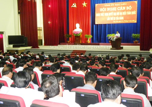 Bạc Liêu quán triệt Nghị quyết Đại hội XII của Đảng - ảnh 1