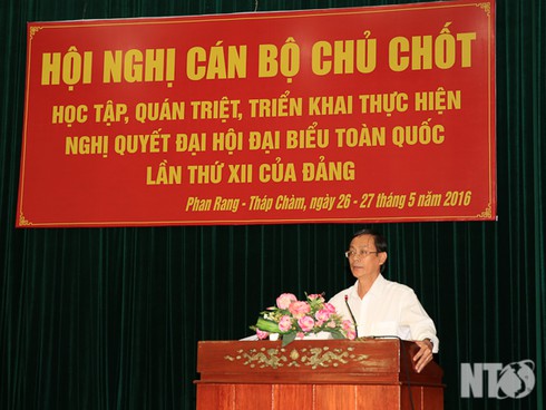 Ninh Thuận quán triệt Nghị quyết Đại hội Đảng lần thứ XII của Đảng - ảnh 1