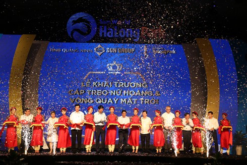 Khánh thành cáp treo Nữ hoàng và vòng quay Mặt trời tại Quảng Ninh - ảnh 4