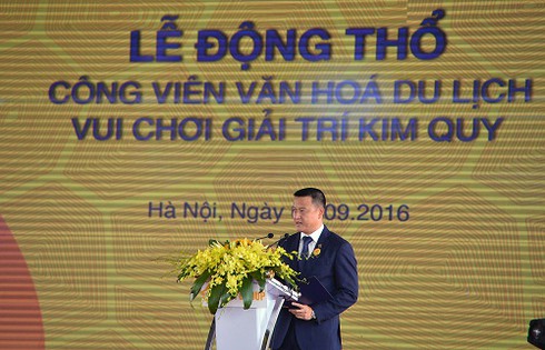 Lễ Động thổ dự án công viên Kim Quy tại Hà Nội - ảnh 8