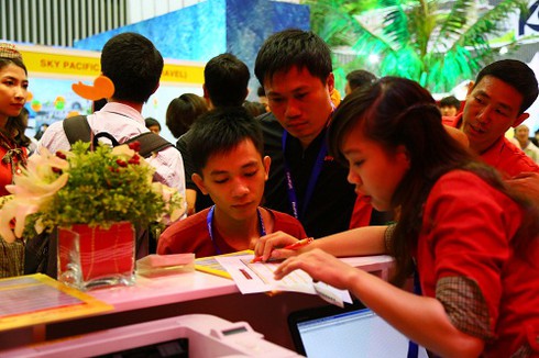 Vietjet dành tặng hơn 2.100 vé giá 0 đồng tại hội chợ du lịch quốc tế TP.HCM - ảnh 1