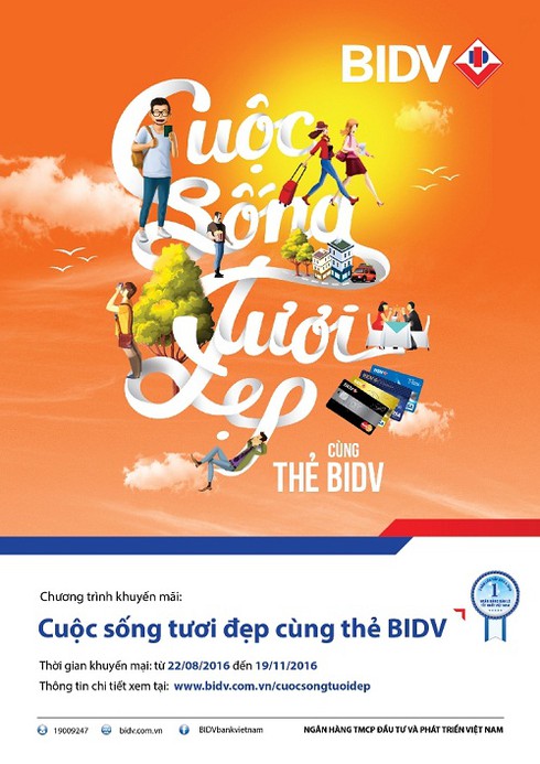 Cuộc sống tươi đẹp cùng thẻ BIDV - ảnh 1
