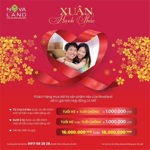 Novaland ưu đãi khách mua nhà chương trình “Xuân hạnh phúc” - ảnh 2