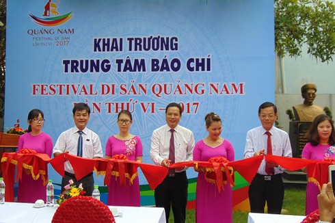 Quảng Nam: Thành lập 2 Trung tâm Báo chí phục vụ Festival Di sản lần thứ VI - ảnh 1