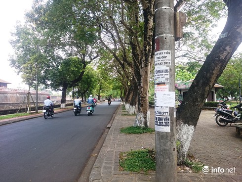 Quảng cáo, rao vặt, tờ rơi… bủa vây Cố đô Huế - ảnh 7