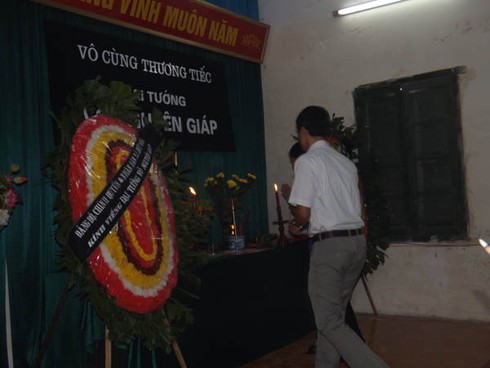 Nhiều xã, phường tổ chức Lễ dâng hương tưởng niệm Đại tướng - ảnh 1