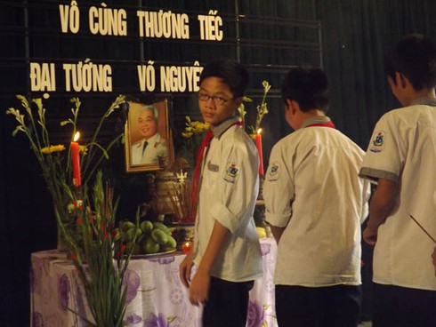 Nhiều xã, phường tổ chức Lễ dâng hương tưởng niệm Đại tướng - ảnh 5