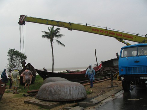 Bão số 7: 1 tàu cá chìm, 1 người bị thương - ảnh 1