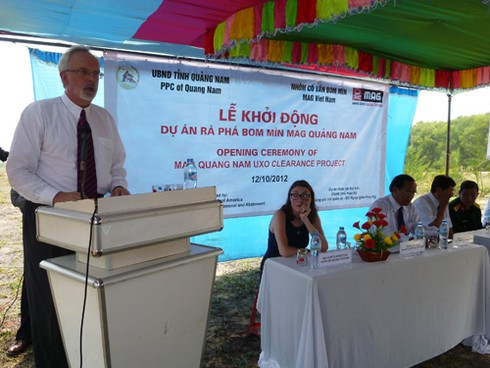 Khởi động dự án xử lý bom mìn tại Quảng Nam do Hoa Kỳ tài trợ - ảnh 2