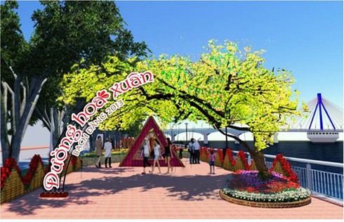 Đà Nẵng: Đường hoa Bạch Đằng 2013 sẽ rất đẳng cấp - ảnh 1