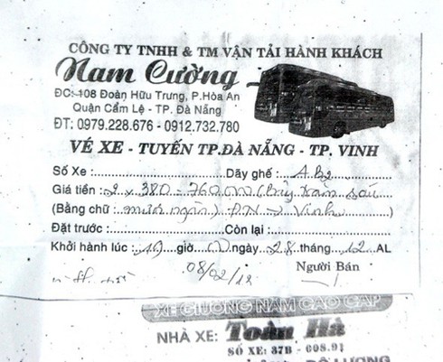 Đà Nẵng: Một buổi tối bắt 3 xe khách hoạt động trái quy định - ảnh 2