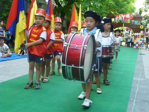 Ngộ nghĩnh kiểu giáo dục Nhật ở trường mầm non Việt - ảnh 7