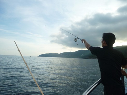 Buông câu lúc hoàng hôn trên biển Sơn Trà - ảnh 13