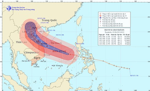 Đà Nẵng: Nghỉ học, nghỉ làm toàn thành phố để tránh siêu bão Haiyan (bão số 14) - ảnh 1