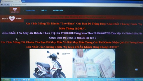 Cảnh báo trang web Lovetime lừa đảo - ảnh 1