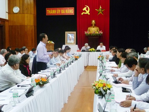 Tổng Bí thư làm việc với thành phố Đà Nẵng - ảnh 1