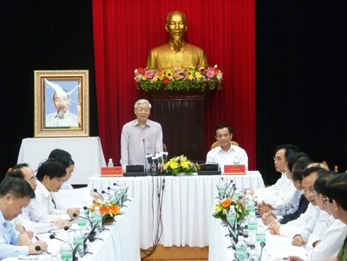 Tổng Bí thư làm việc với thành phố Đà Nẵng - ảnh 2