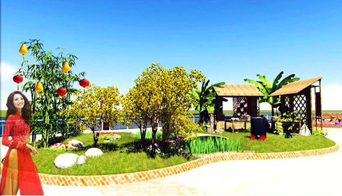 Đà Nẵng: Đặc sắc “vườn hoa” Bạch Đằng đón Tết Ất Mùi 2015 - ảnh 2