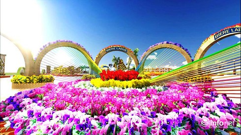 Đà Nẵng: Đặc sắc “vườn hoa” Bạch Đằng đón Tết Ất Mùi 2015 - ảnh 4