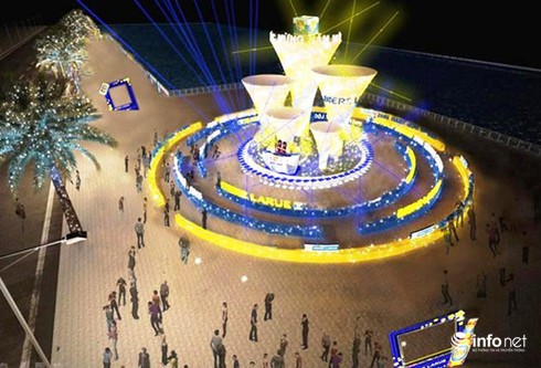 Đà Nẵng: Đặc sắc “vườn hoa” Bạch Đằng đón Tết Ất Mùi 2015 - ảnh 6