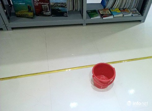 Đà Nẵng: Thư viện trọng điểm mới khánh thành đã thấm dột nặng! - ảnh 6