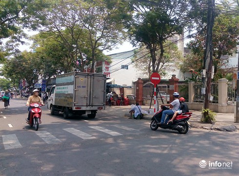 Đà Nẵng: Người dân “vô tư” đi ngược chiều trên đường một chiều mới triển khai - ảnh 5