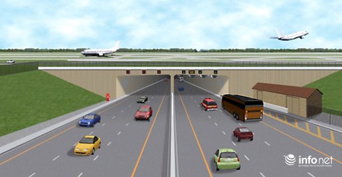 Nghiên cứu xây dựng đường hầm qua khu vực sân bay Đà Nẵng - ảnh 1