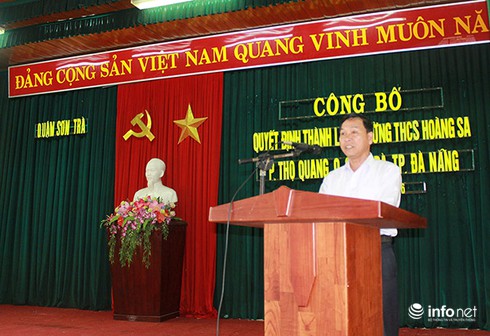 Đà Nẵng: Lần đầu tiên có trường học mang tên Hoàng Sa - ảnh 1