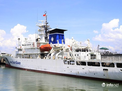 Tàu huấn luyện của Lực lượng Bảo vệ bờ biển Nhật Bản cập cảng Đà Nẵng - ảnh 1