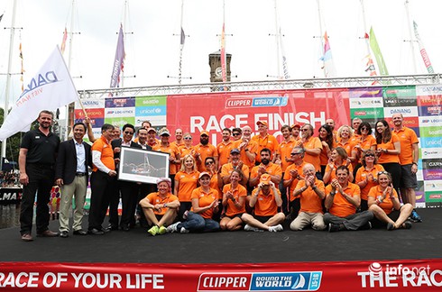 Đội Đà Nẵng về đích đua thuyền buồm vòng quanh thế giới Clipper Race 2015 - 2016 - ảnh 1