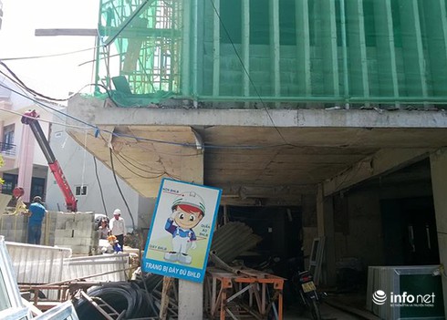 Chung cư dành cho các hộ giải tỏa khu vực chợ Cồn có nhiều bất cập - ảnh 1