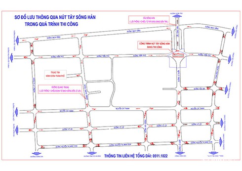 Đà Nẵng: Từ ngày 6/10, cấm phương tiện từ Sơn Trà qua cầu Sông Hàn trong 3 tháng - ảnh 1