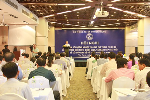 Hội nghị tập huấn, bồi dưỡng nghiệp vụ công tác thông tin cơ sở - ảnh 1