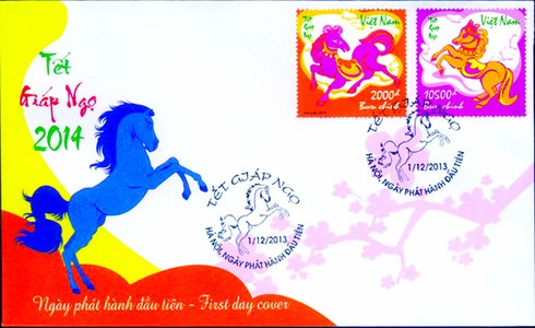 Dấu ấn văn hóa Việt trên tem Tết năm Ngọ - ảnh 5