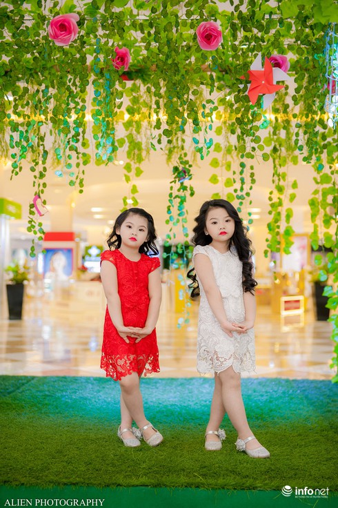 Mẫu nhí Linh Chi và Bảo Ngọc cực xinh trong thời trang ren hè siêu hot - ảnh 4