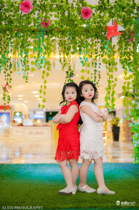 Mẫu nhí Linh Chi và Bảo Ngọc cực xinh trong thời trang ren hè siêu hot - ảnh 5